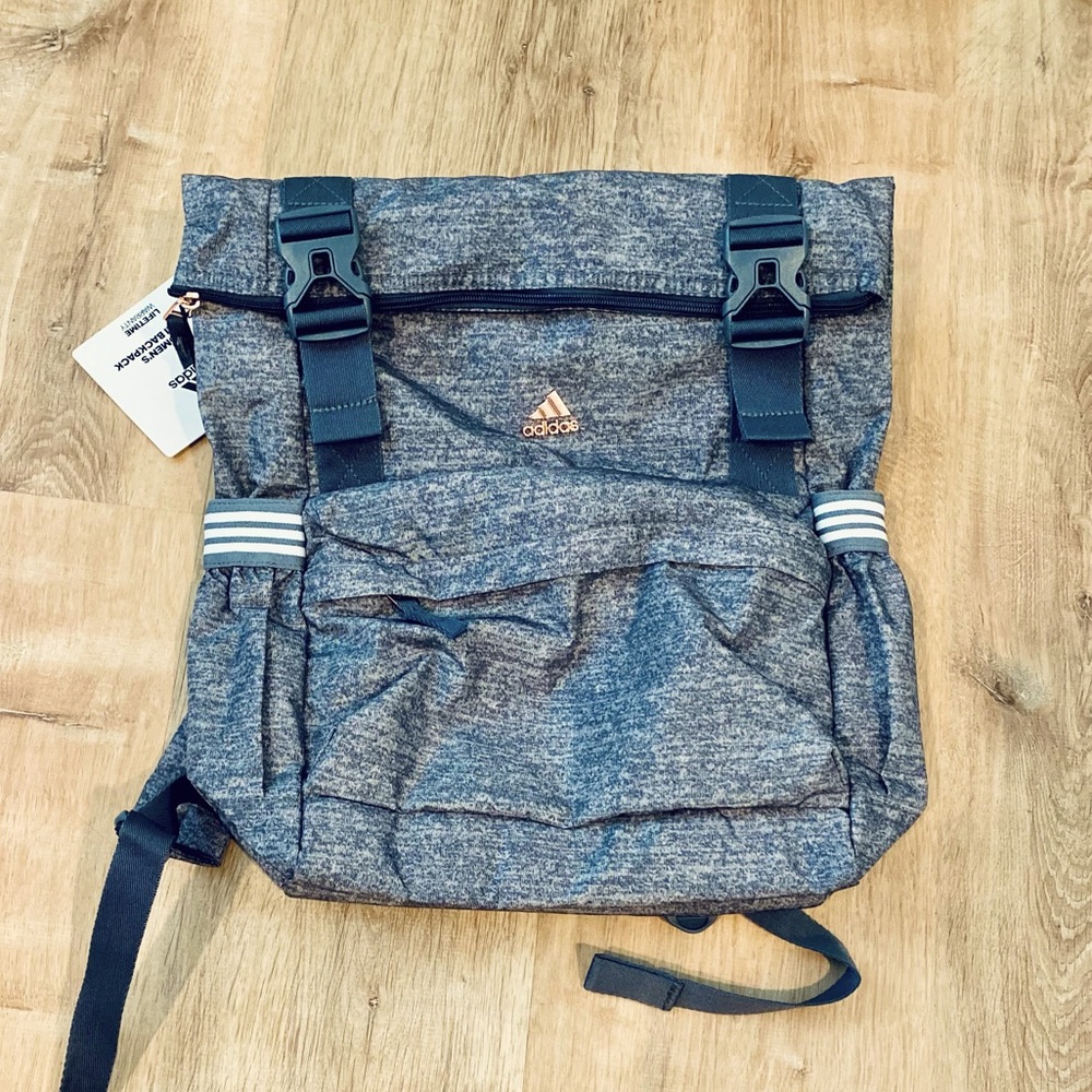 NWT Adidas women’s gray Yola 3 backpack